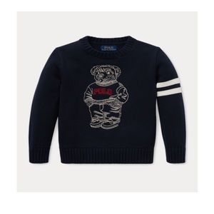 COPY - Kids polo teddy bear sweater
